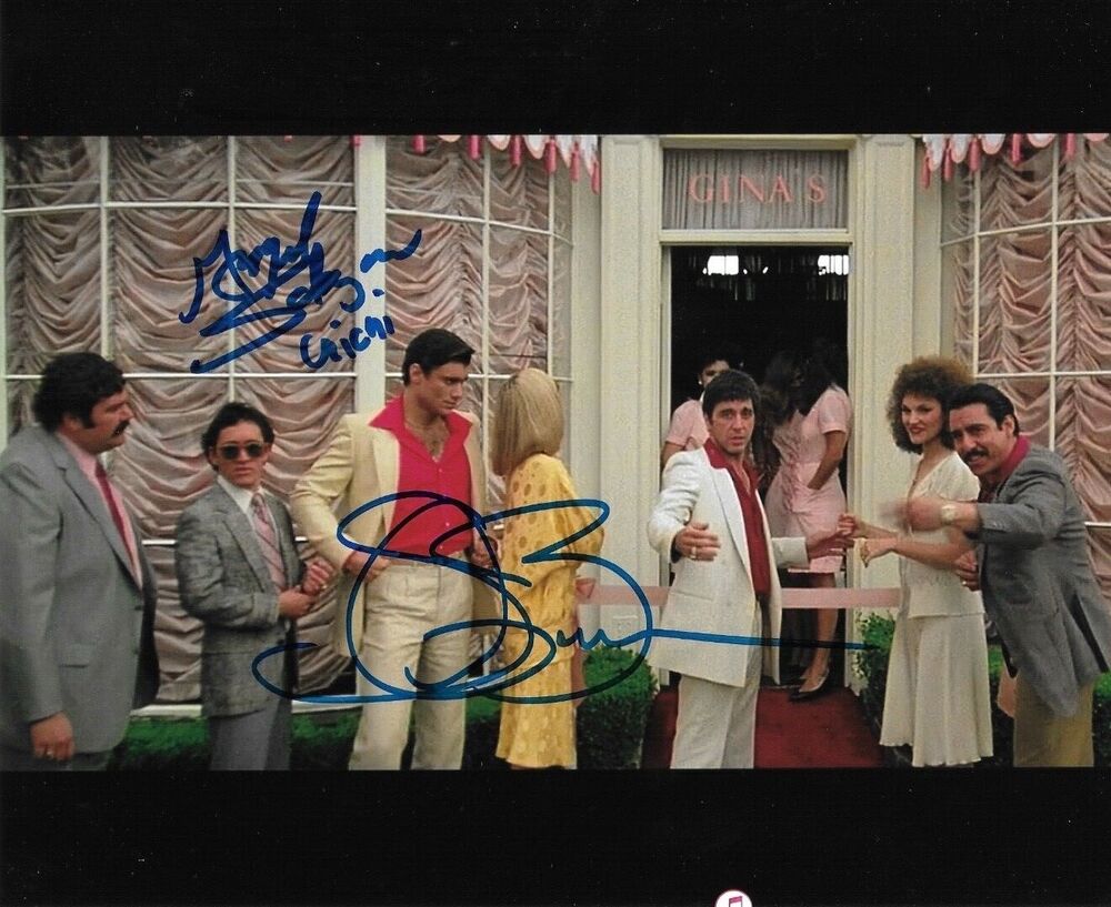 * STEVEN BAUER & ANGEL SALAZAR * signed 8x10 Photo Poster painting * SCARFACE * PROOF * 1