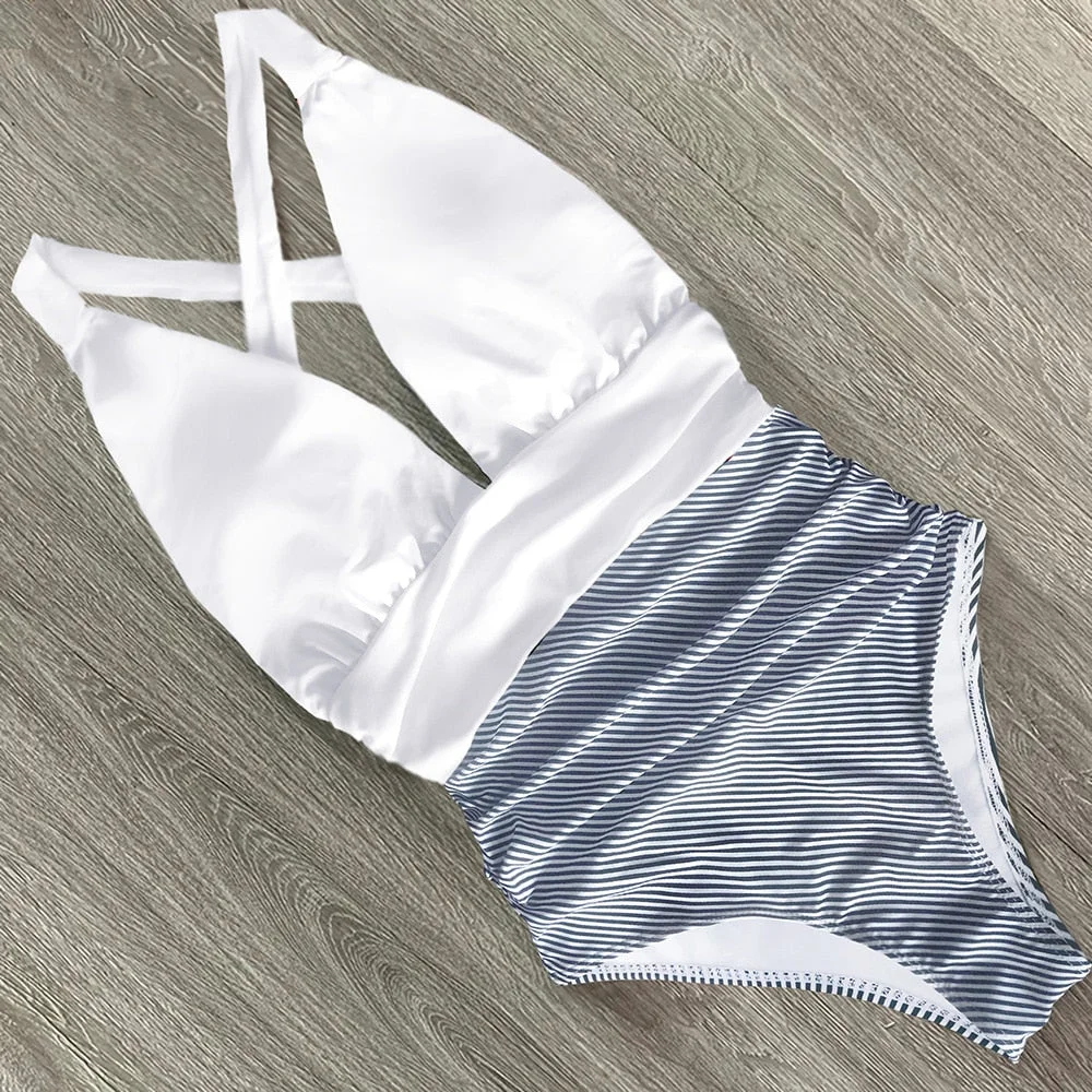 2022 New Sexy One Piece Swimsuit Female Floral Women Swimwear Push Up Bathing Suits Bodysuits Beach wear Deep V-neck Monokini