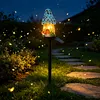 LED Solar Fairy-Tale Mushroom Cottage Garden Light Auto On/Off Resin Mushrooms Ground Decor Lights Weather-Proof Solar-Powered Resin Mushrooms Statue Lamp for Yard Patio Pathway Lawn Flower Bed