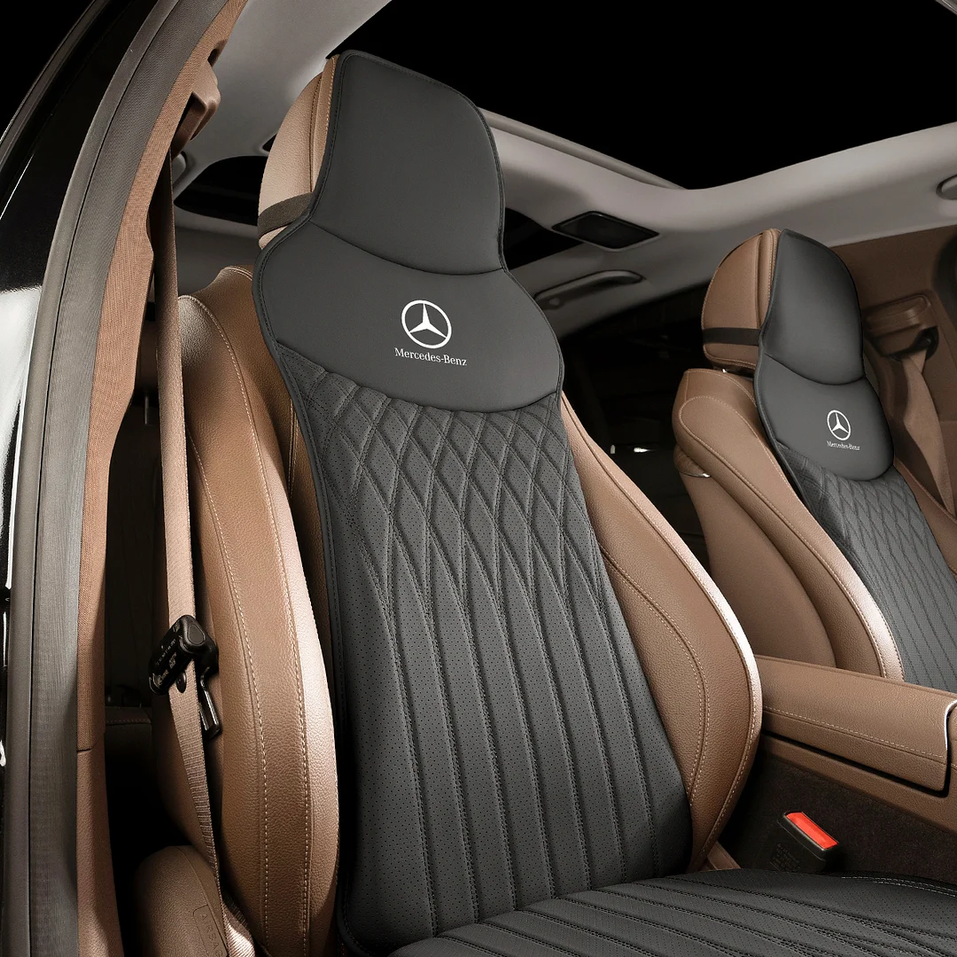 All-Season Universal Nappa leather Seat Cushions (with Logo)