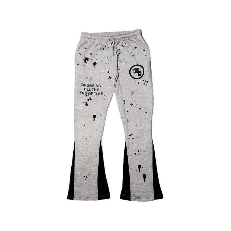 "Dreaming Till The End Of Time" Painted Flared Sweatpants