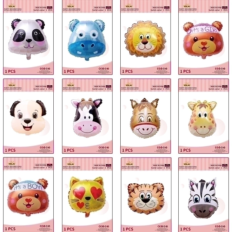 Cute Animal Aluminum Film Holiday Party Balloons