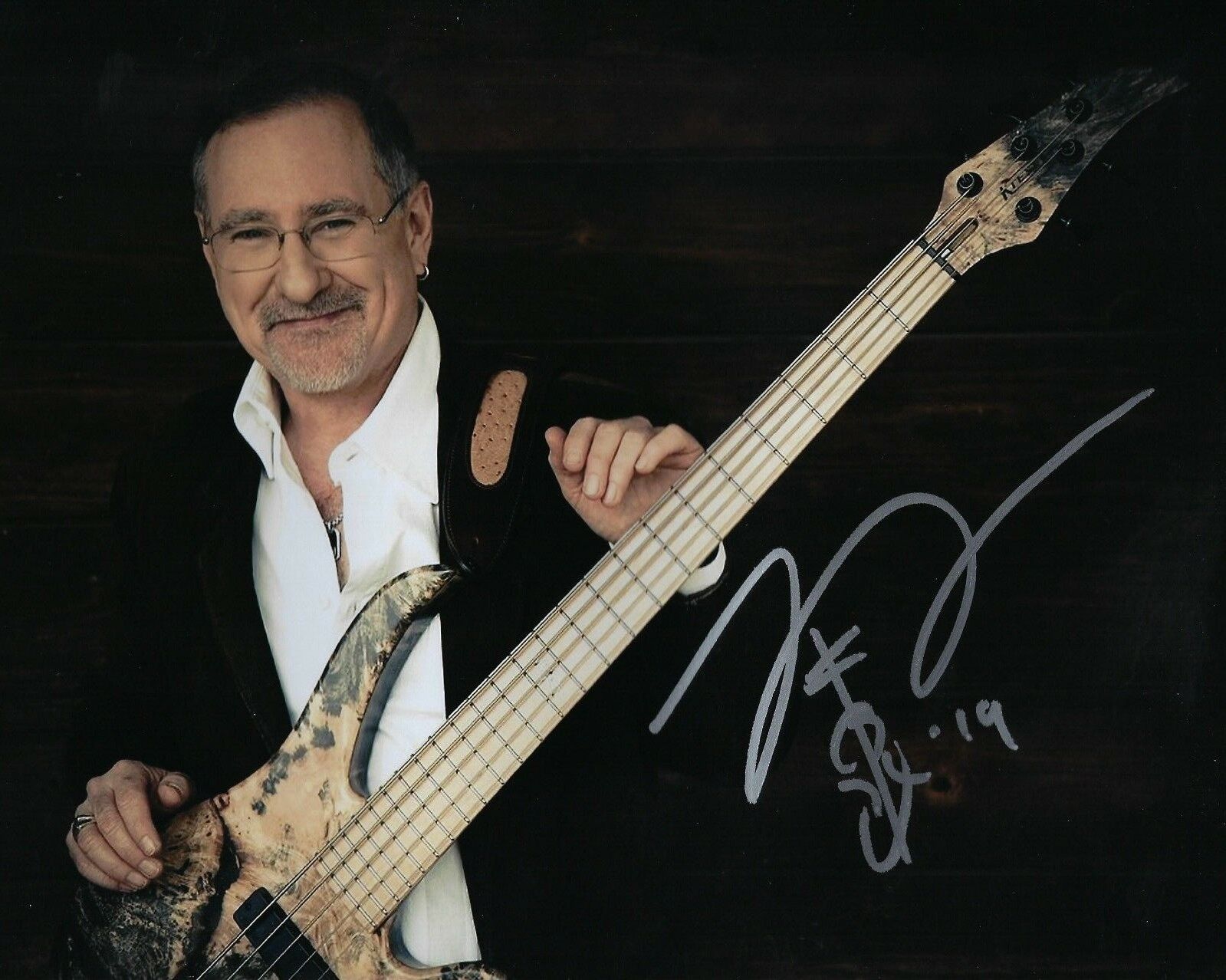 GFA Wood Metal Jazz Bassist * BRIAN BROMBERG * Signed 8x10 Photo Poster painting PROOF B4 COA