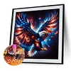 Drapeau aigle-perceuse ronde peinture diamant-30*30cm