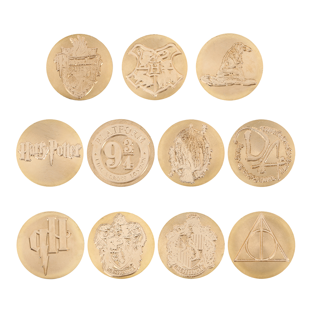 Potter Character Antique Wax Seal Round Brass Seal Head for DIY Invitation