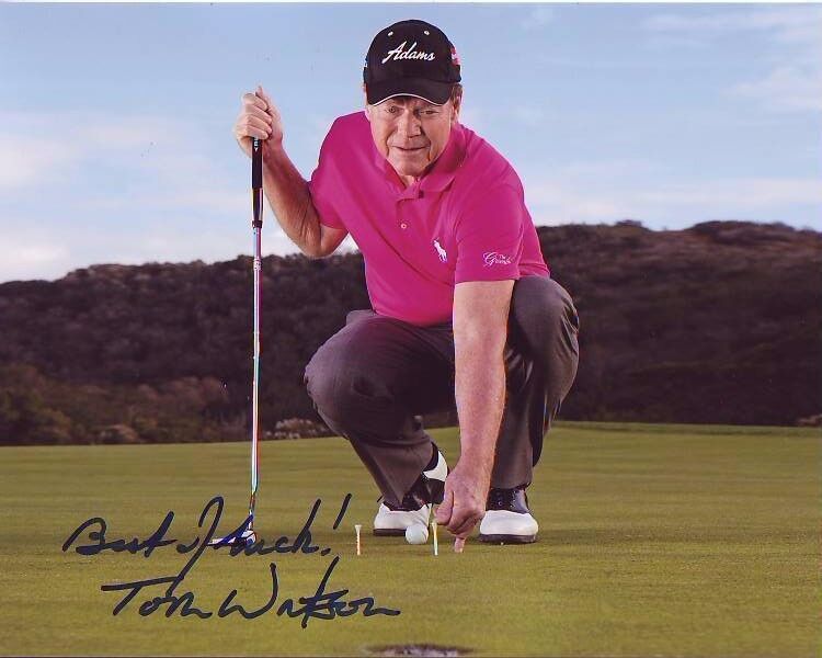 TOM WATSON signed autographed PGA GOLF Photo Poster painting