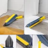 2-in-1 180&deg; Rotating Stiff Bristle Floor Brush with Long Handle