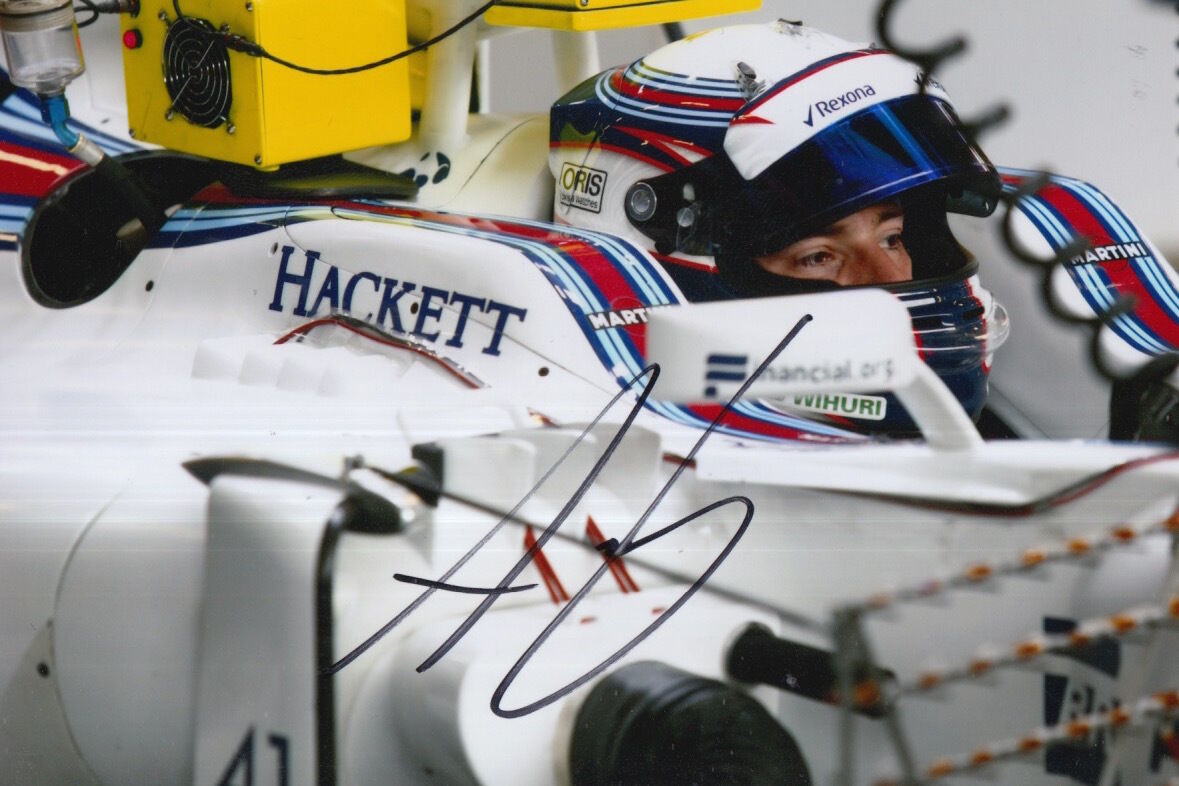 ALEX LYNN HAND SIGNED WILLIAMS F1 6X4 Photo Poster painting 3.