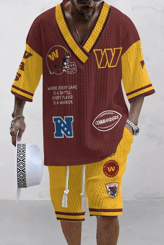 Washington Commanders
 Limited Edition Top And Shorts Two-Piece Suits