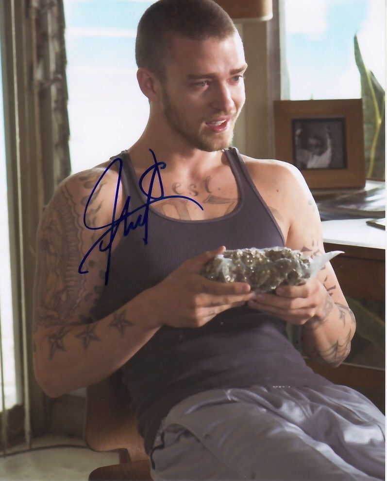 JUSTIN TIMBERLAKE AUTOGRAPH SIGNED PP Photo Poster painting POSTER