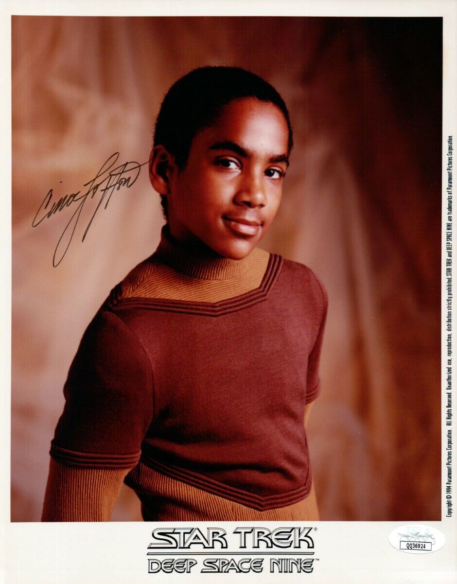 Cirroc Lofton Signed Autographed 8X10 Photo Poster painting Star Trek DS9 Jake Sisko JSA QQ36924