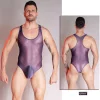 Men's Sexy Silky Comfortable High Elastic Thin Breathable Body Shaping Jumpsuit