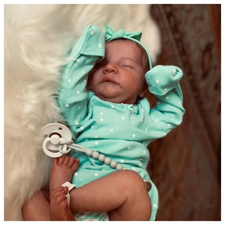 [Heartbeat💖 & Sound🔊] 20'' Touch Real Sleeping Reborn Newborn Baby Girl Doll Alice Gifts, Handcrafted Kids Gift 2024 -Creativegiftss® - [product_tag] RSAJ-Creativegiftss®
