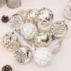 9PCS Christmas Tree 10CM Hanging Decor Balls