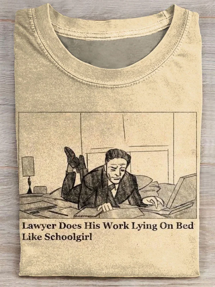 Teecade Teecade Lawyer Does His Work T-shirt