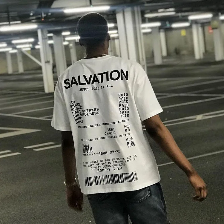 Salvation Fun Faith Print T-Shirt