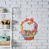 DIY Diamond Hanging Wreath Home Decor Kit | Flower Basket