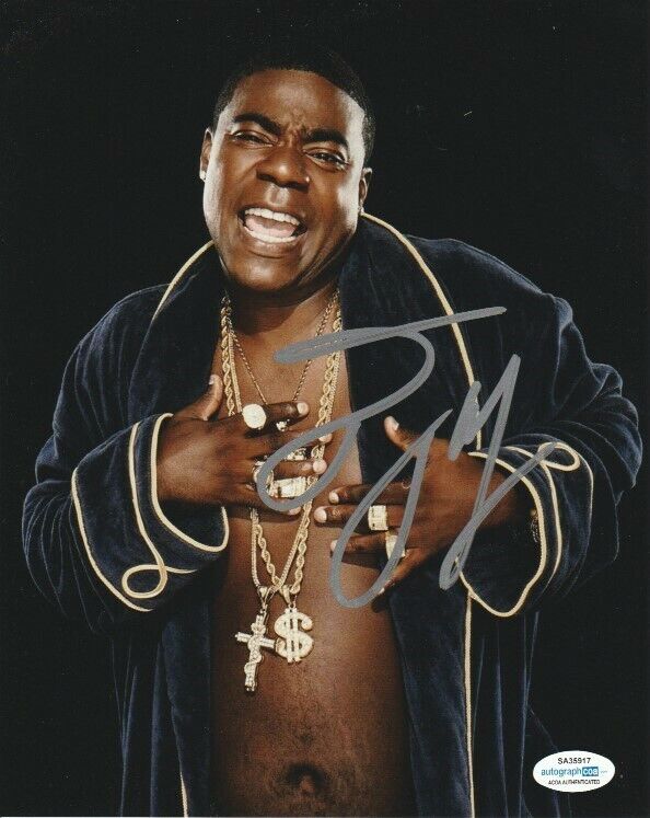 THE LAST O.G. TRACY MORGAN SIGNED 8x10 Photo Poster painting #1 30 ROCK ACOA COA EXACT PROOF!