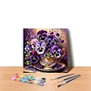 (US Only)Paint By Numbers Kit On Canvas DIY Oil Art Phalaenopsis Picture Decor40x40cm