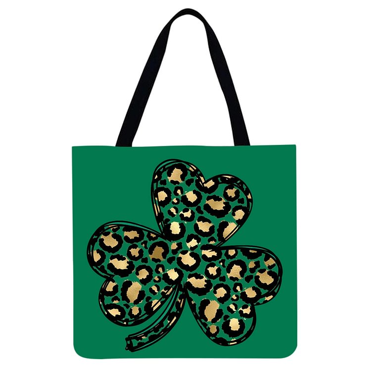 Leopard Leaf - Linen Tote Bag