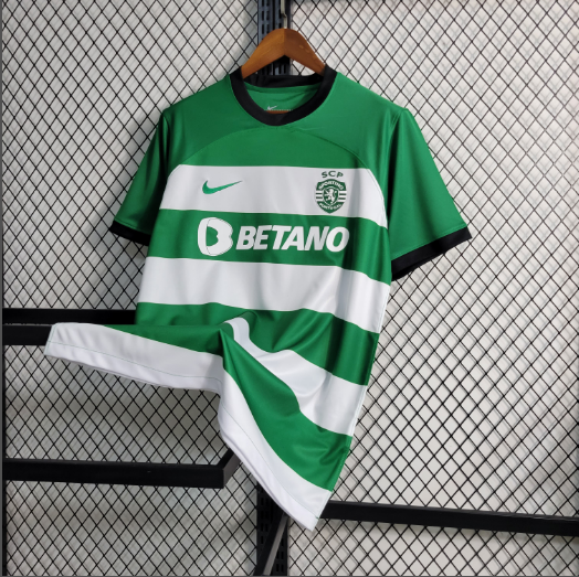 23/24 Lisbon Home Football Shirt 1:1 Thai Quality