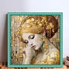 Gloden Woman-14CT Stamped Cross Stitch 50*50cm tapestrymarket