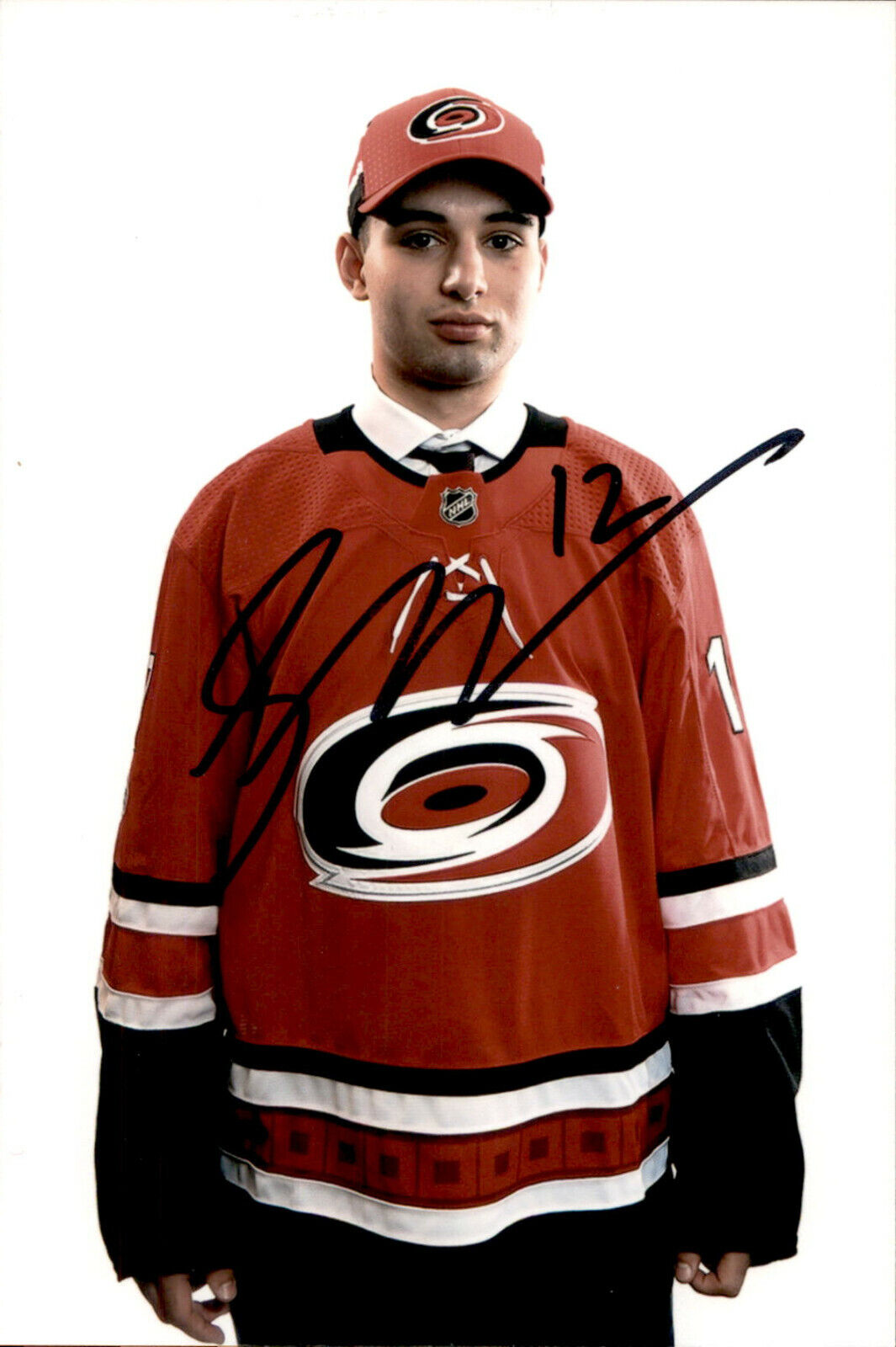 Stelio Mattheos SIGNED autographed 4x6 Photo Poster painting CAROLINA HURRICANES #4