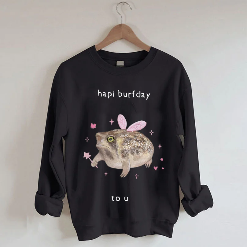 Frog Lover Birthday Sweatshirt