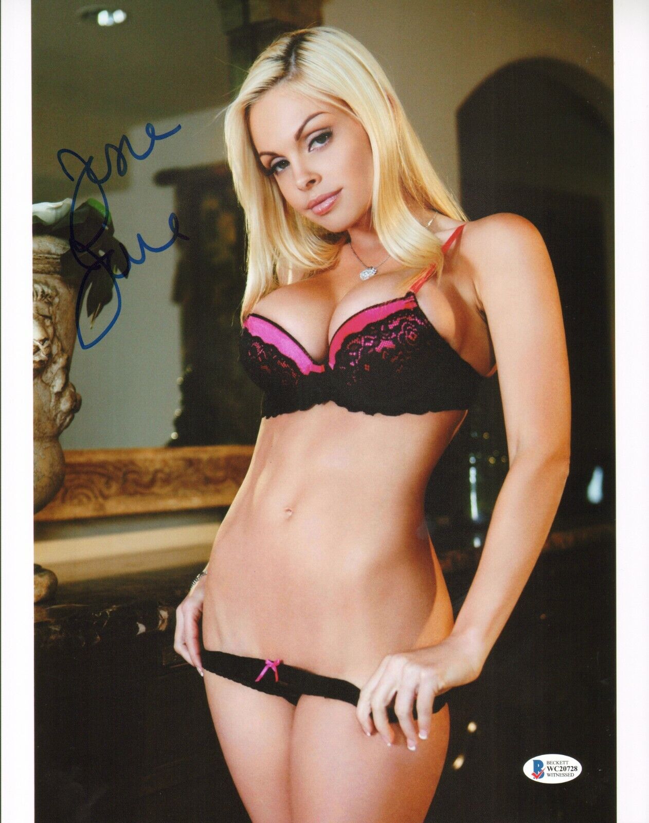 Jesse Jane Signed 11x14 Photo Poster painting BAS COA Porn Star Film Legend Picture Autograph 28