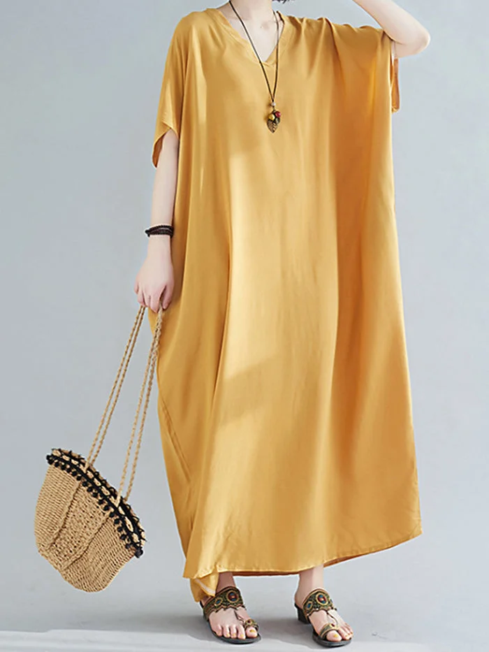 Summer New Ethnic Style Large Size Women's Casual Dress