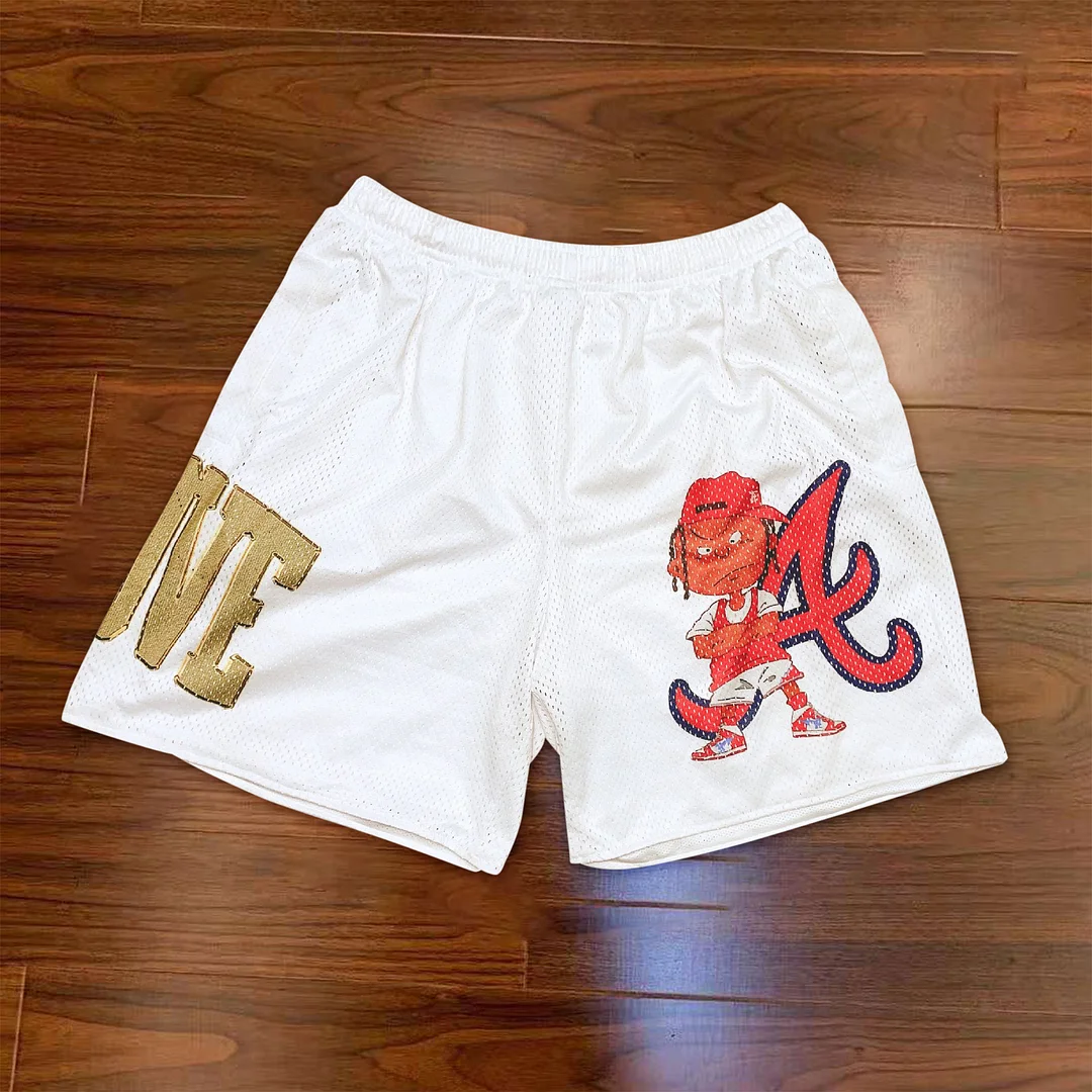 Flove personalized graffiti street sports shorts