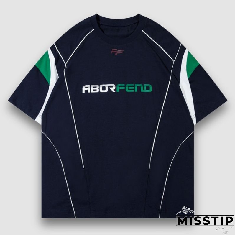 Solid Patch Racing Tee