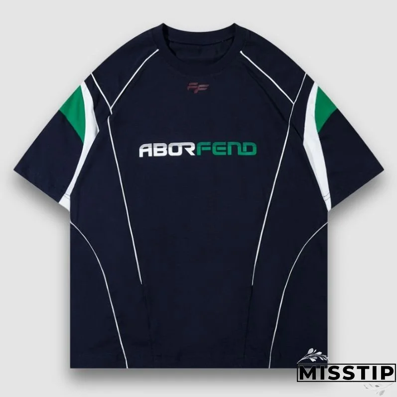 Solid Patch Racing Tee