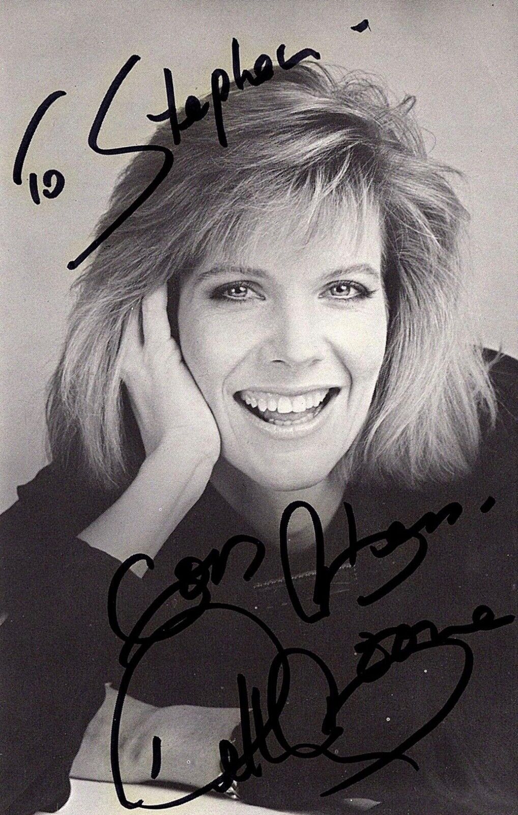 DEBBY BOONE AUTOGRAPHED SIGNED 3x5 Photo Poster painting You Light up My Life Singer To Stephen