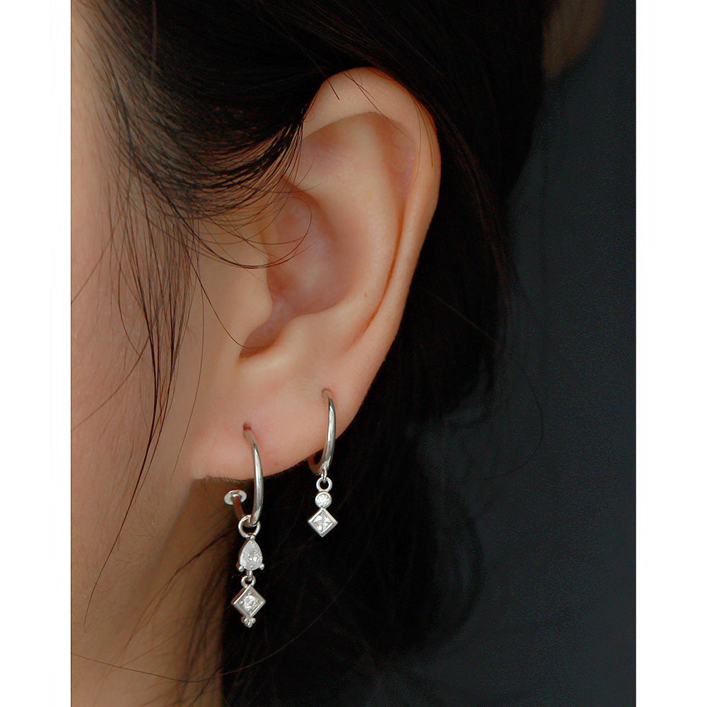 925 Sterling Silver Tassel Silver Drop Earrings