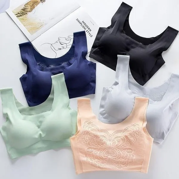 Deerwon Bra-Ultra-thin Plus Size Ice Silk Comfort Bra