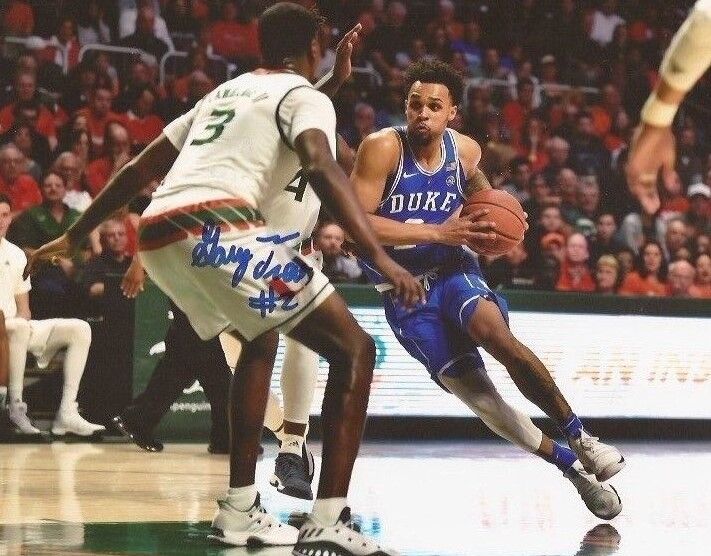 Gary Trent Jr. signed Duke Blue Devils 8x10 Photo Poster painting autographed