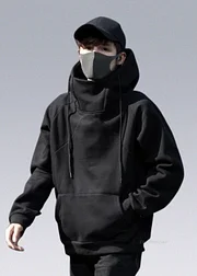 High Collar Hoodies - Affordable Techwear - X High Collar Hoodies - Affordable Techwear - X