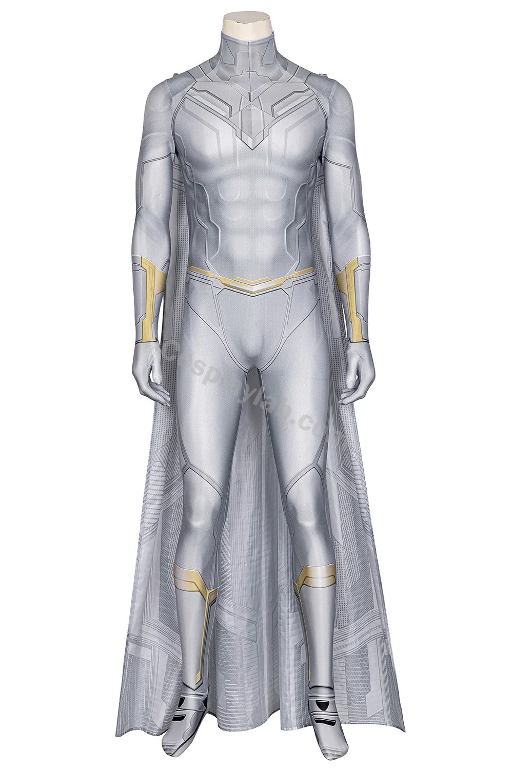 White Vision Cosplay Costume WandaVision Spandex Cosplay Suit By CosplayLab