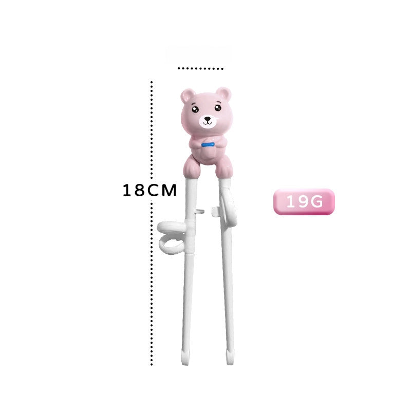 Maternal And Infant Products Portable Feeding Children’s Tableware Set Cartoon Learning Chopsticks Training Chopsticks 304 Stainless Steel Spoon Fork