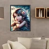 Diamond Painting -DIY Round Drill Big Eyes Cartoon Girl