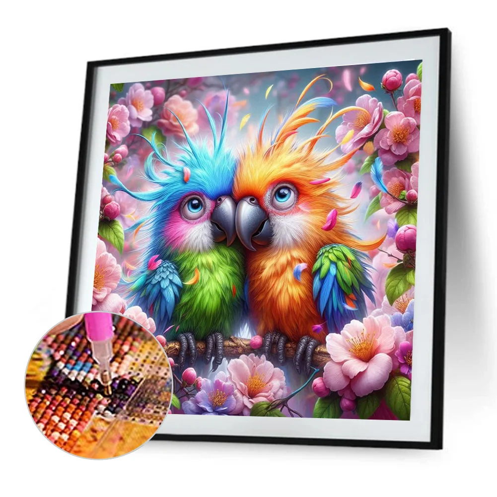 Diamond Painting - Full Round Drill - Parrot(Canvas|40*40cm)