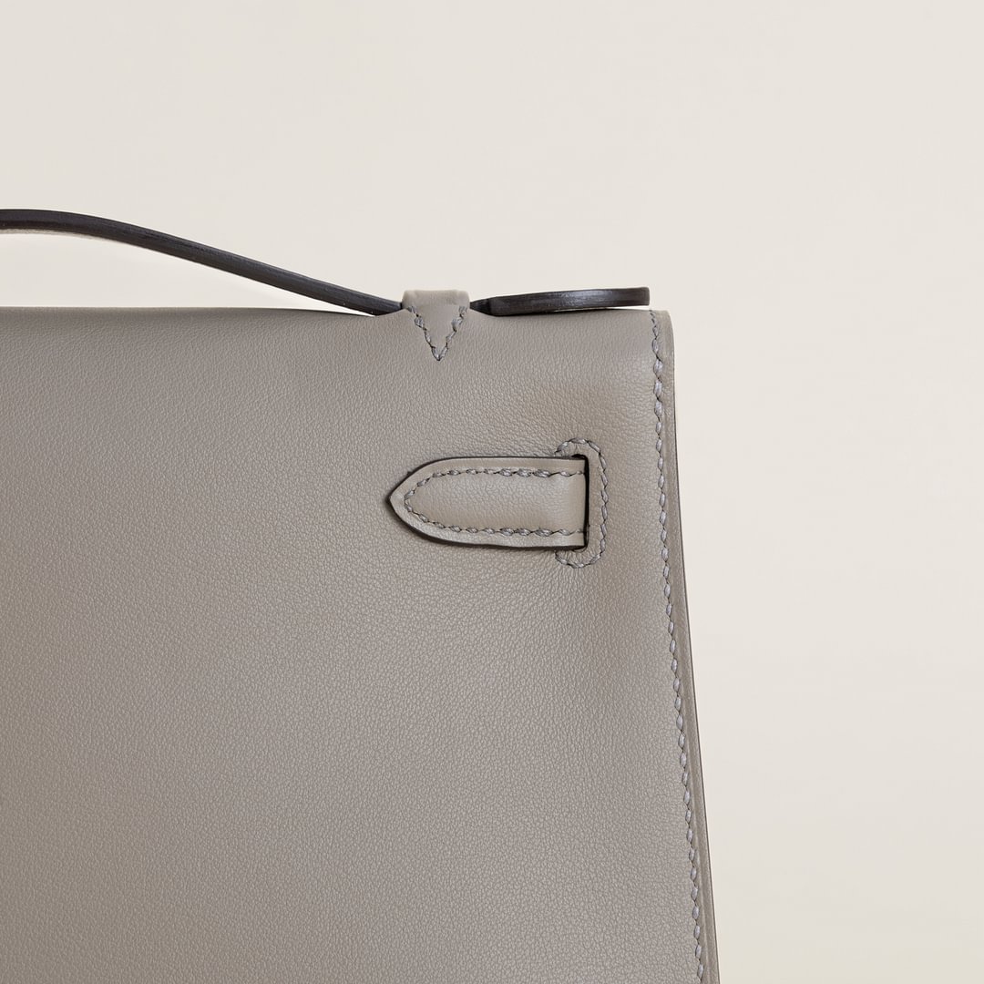 Kelly pochette Swift M8 Gris asphalte PHW