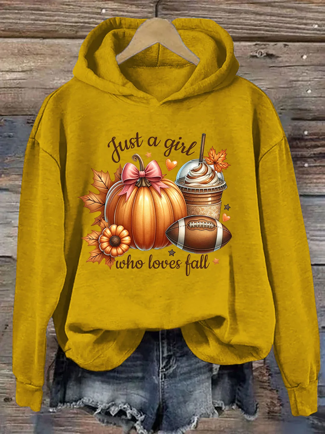 Just A Girl Who Loves Fall Hoodie