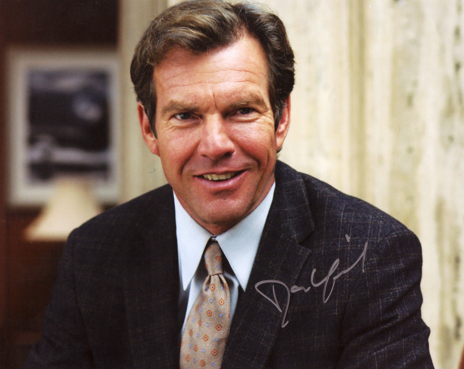 DENNIS QUAID AUTOGRAPH SIGNED PP Photo Poster painting POSTER