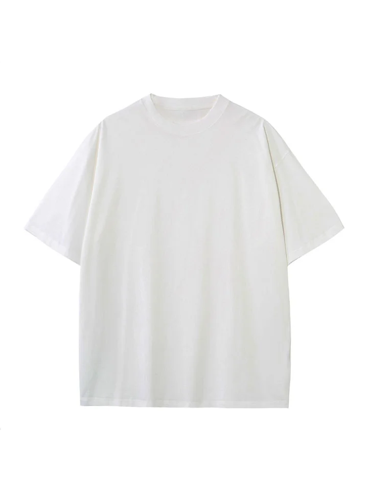 Men's T shirt Tee Cool Shirt Oversized Shirt Tee Top Plain Crew Neck Outdoor Sport Short Sleeve Clothing Apparel 100% Cotton Streetwear Designer Casual Daily-Cosfine