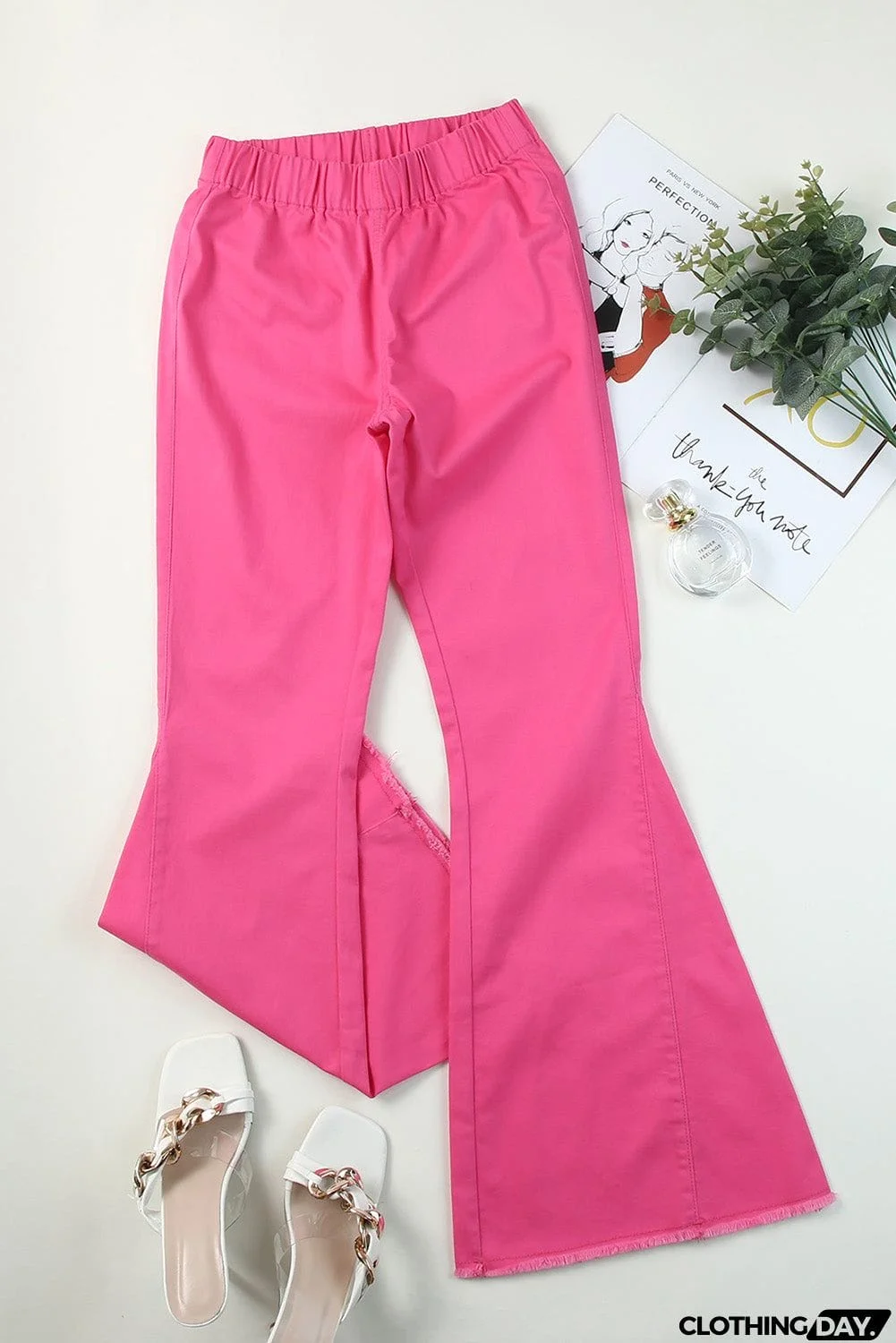 Bell Bottom Denim Pants