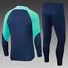 2023/2024 Barcelona Half-Pull Training Suit Royal blue Jersey Set love fball
