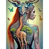 Diamond Painting -DIY Round Drill Girl