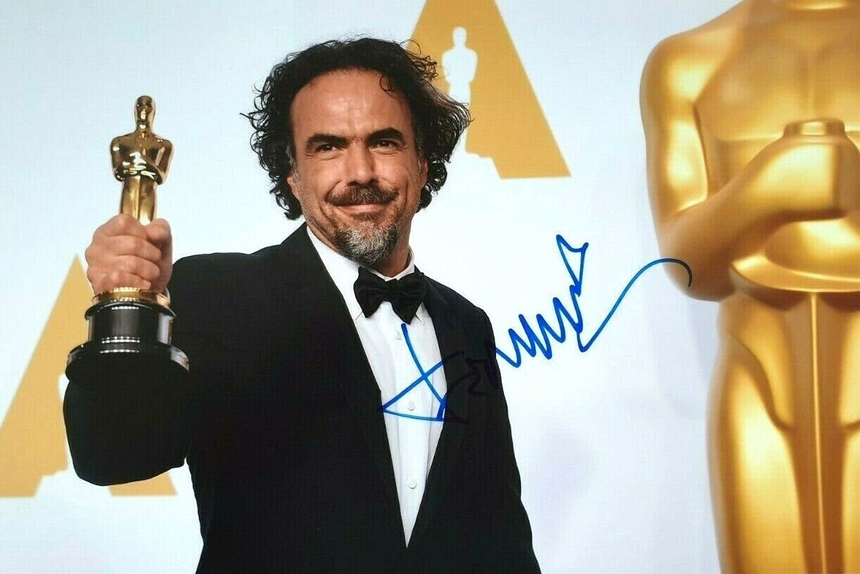 ALEJANDRO GONZALEZ INARRITU In-Person Signed Autographed Photo Poster painting Oscars Revenant
